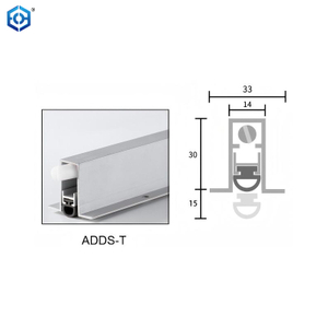 Automatic Door Bottom Seal Heavy Duty Metal Door Sweep with Neoprene Bulb Door Seal