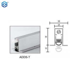 Automatic Door Bottom Seal Heavy Duty Metal Door Sweep with Neoprene Bulb Door Seal