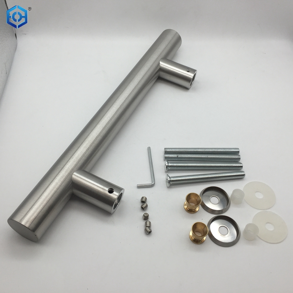 SSS Stainless Steel H Style Single Side Glass Door Pull Handle