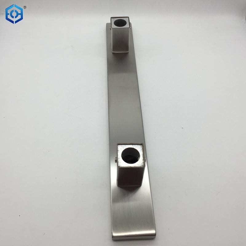 Square Glass Door Handles Stainless Steel Single Sided Door Sliding Pull Handle