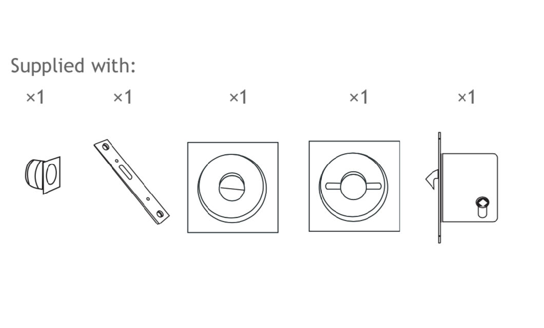 Stainless Steel Door Lock Pocket Lock