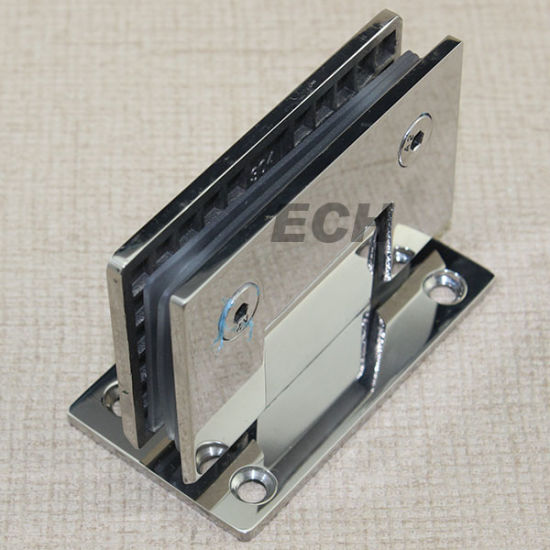 China Supplier Bathroom Series Stainless Steel Clamping Hinge for Glass