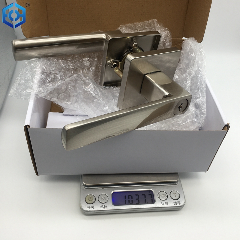 schlage brass door handle