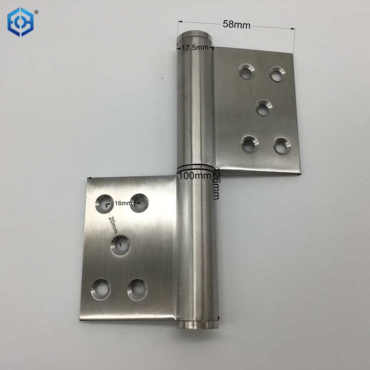 5 Inch Heavy Duty Easy Installing SS304 Metal Bathroom Passage Door