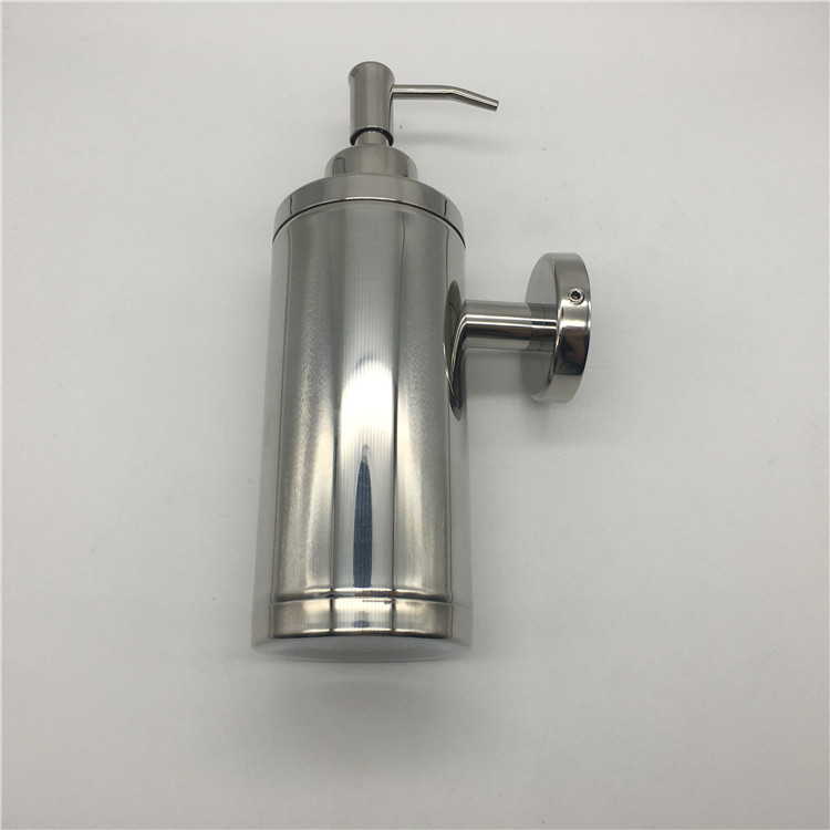 chrome Stainless Steel Liquid Soap Dispenser / Hand Sanitizer Soap Dispenser / Shower gel bottle 