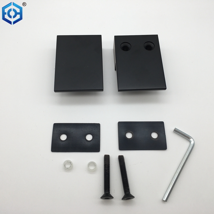 Solid Pure Brass Bathroom Door Handles Double Side Shower Cabin Glass