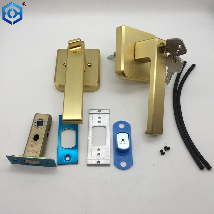 mortise lock set with glass knob