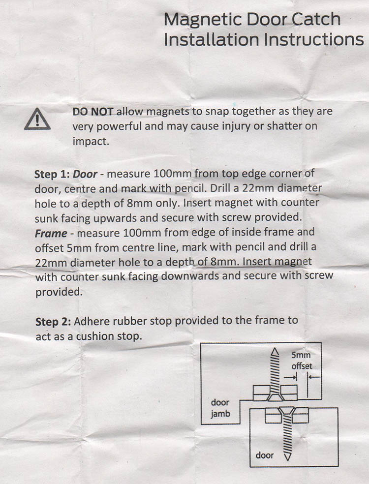 cabinet door magnets