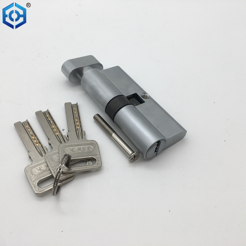 Keyed Black Sliding Patio Door Lock with Double Hook for Aluminum Frame