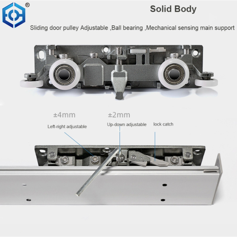 Ghost Door Sliding Hidden Doors Hardware Kit Back Sliding Door System Magic Sliding Door