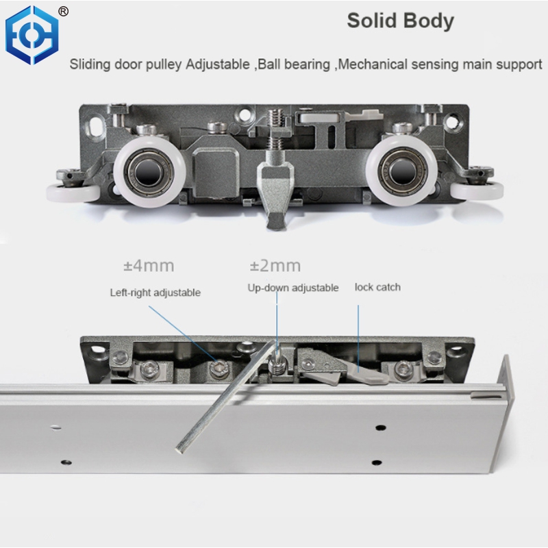 Ghost Door Sliding Hidden Doors Hardware Kit Back Sliding Door System Magic Sliding Door