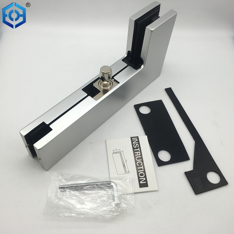 Aluminum Glass Door Patch Fitting L Patch Top Patch Glass Clamp for Glass Door