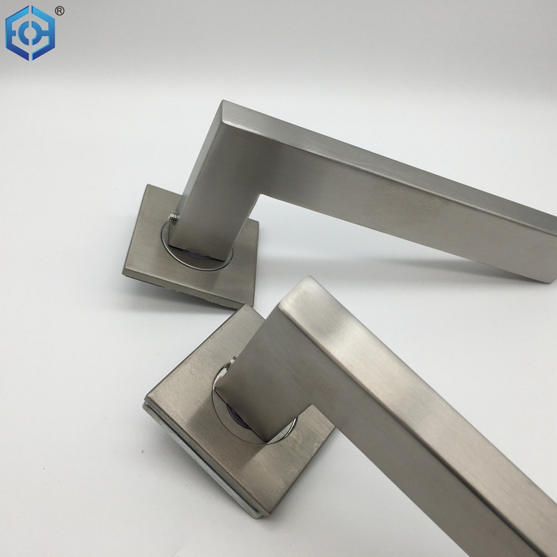 Stainless Steel Square Competitive Price Interior Privacy Door Handle