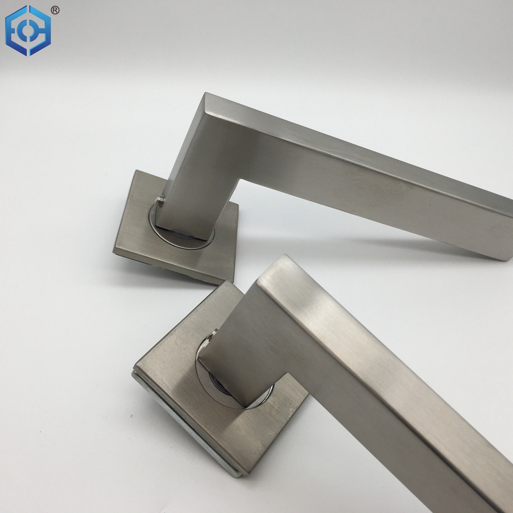 Stainless Steel Square Competitive Price Interior Privacy Door Handle