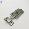 Surface Mounted Door Latches Stainless Steel 2/3/4 Inch Long Double-ended Bolt Silver Sliding Lock