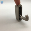 Satin Nickel Zinc Alloy Wall Mount Wall Mounted Concealed Coat Hook