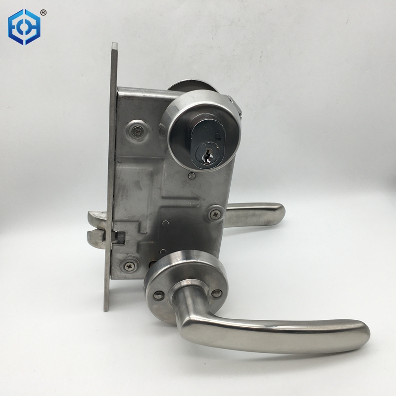 Marine Cylinder Mortise Lock with Lever Handles Lock