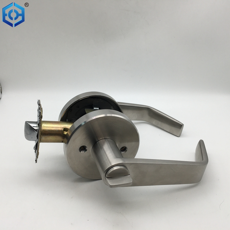 Stainless Steel 304 Leaf Style Door Lever Bed/Bathroom Privacy Door Lock