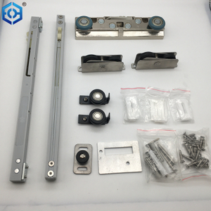Ghost Door Invisible Track Bathroom Door Sliding Door Two-Way Buffer Sliding Gate Sliding Rail Wooden Door Hardware Accessories