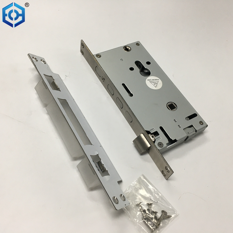 Front Door Lock Set with Reversible Handle Lever Single Cylinder Front Door Entry Lock