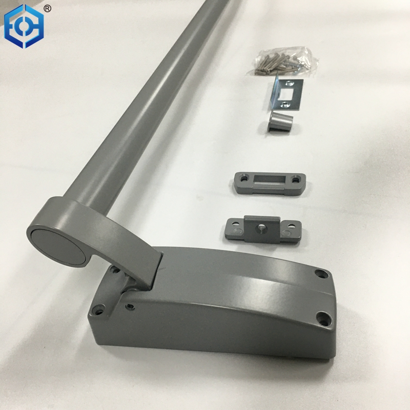 European Type Aluminum Body And Iron Tube Cross Bar Panic Exit Device