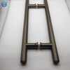 Antique Bronze Stainless Steel Classical Circular Tube H Type Glass Door Pull Handle