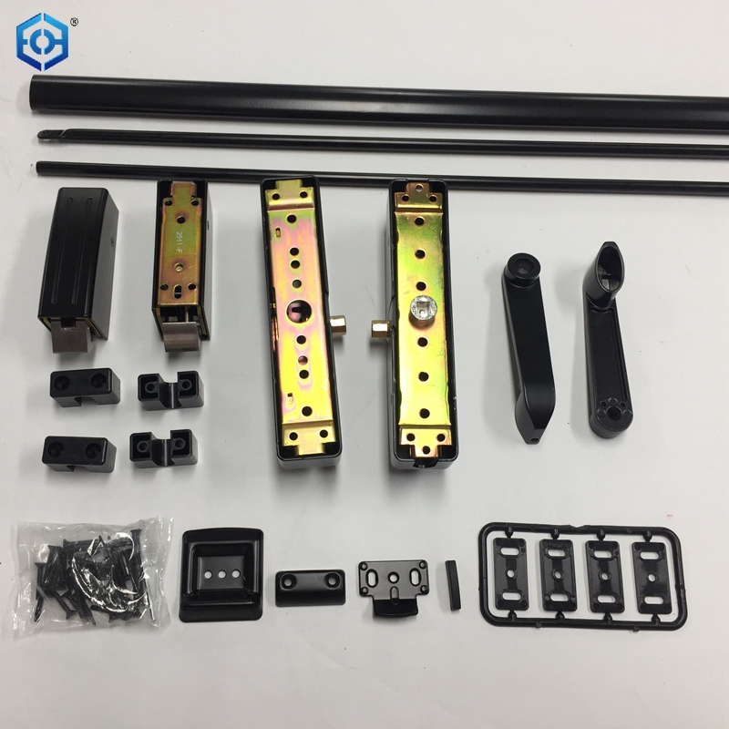 CE Certificate Fire Rated Metal Door with Panic Bar Mortise Lock Emergency Exit Device