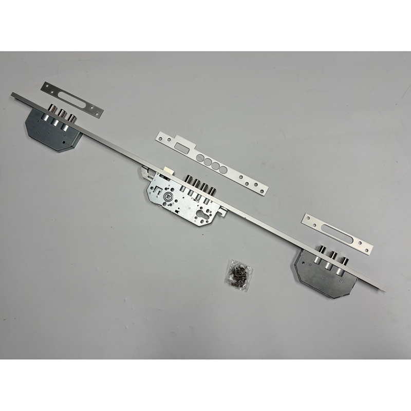 European Style 3 Multi-Point Mortise Lock Body Keyless Steel Door Security for Wooden Doors 50mm Backset