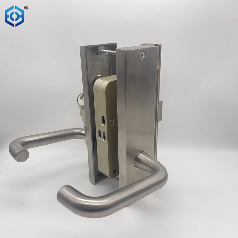 Stainless Steel Door Lock Synergy Vestibule 60mm Backset Satin Nickel
