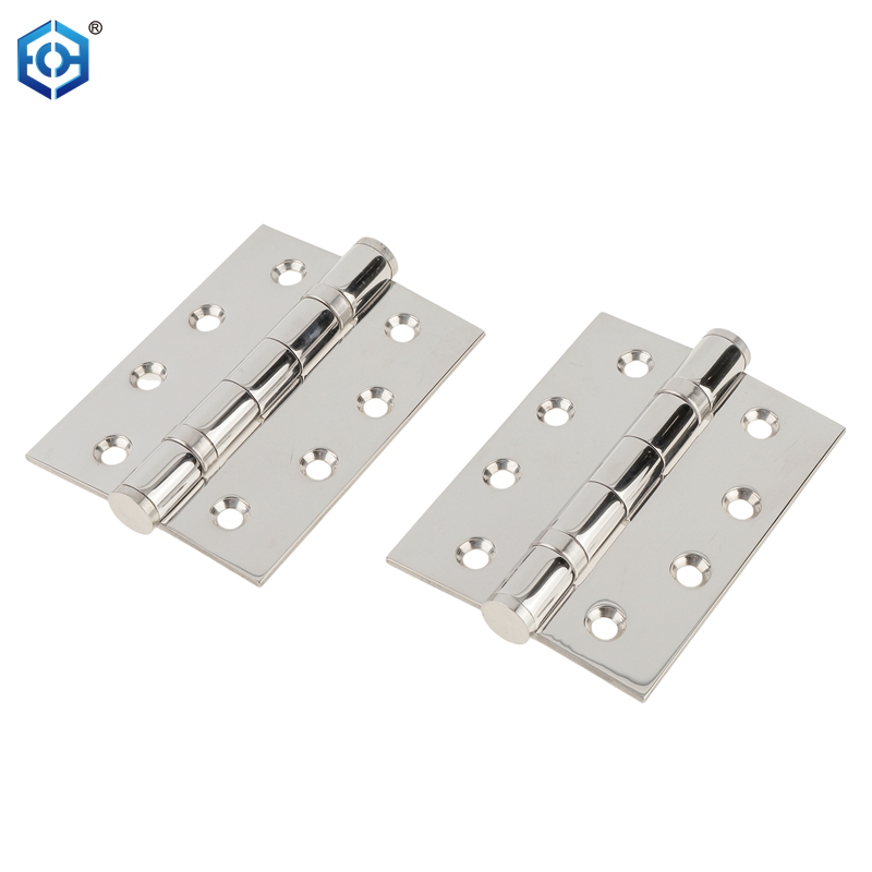 Swinging Door Hardware 4 Inches Square Corner Chrome Door Hinges