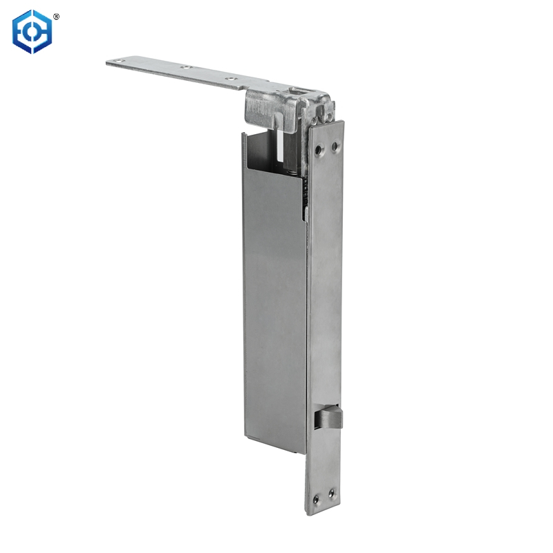 Automatic Flush Bolt W/ Bottom Fire Bolt for Fire Rated Wood Doors Polished Stainless Steel