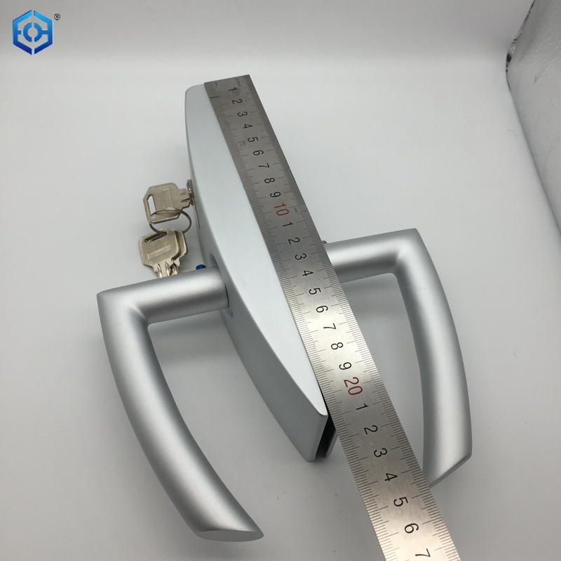 frameless glass door locks