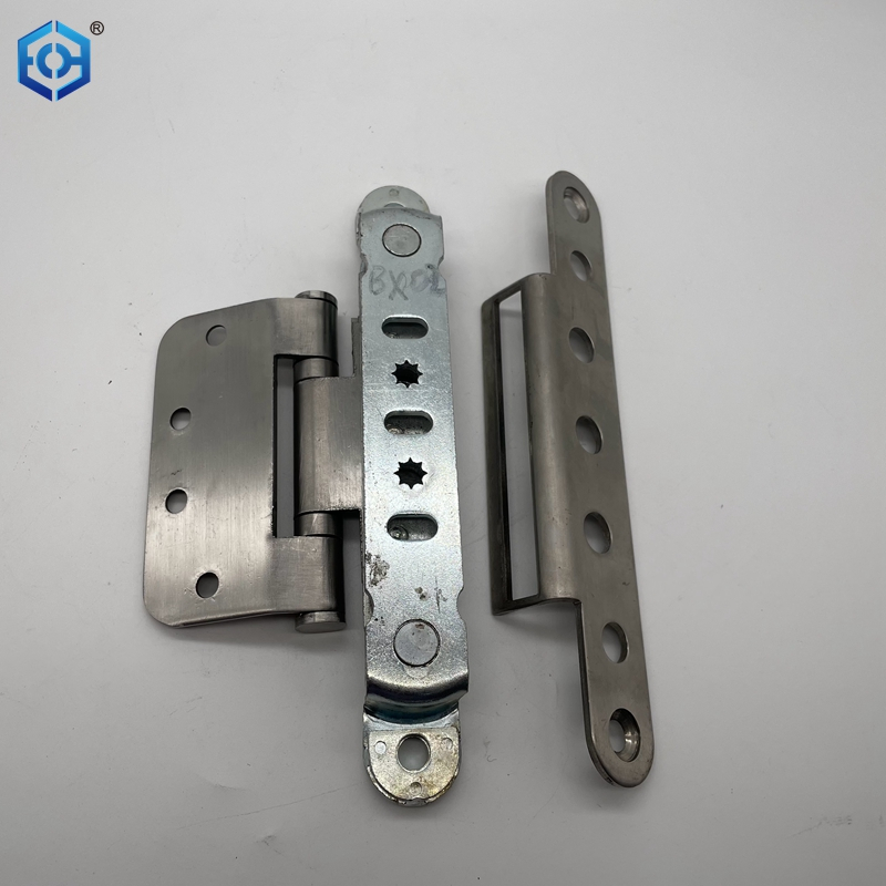Stainless Steel 3D Adjustable Punching Self-Lubricating Mute Silent Door Hinge