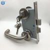 Stainless Steel Aisle Door Fire Lock Can Be Installed on Both Sides Suitable for Thickness 1.37-2.16 Inches Door