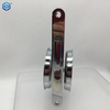 Chrome Zinc Alloy Big Round Panel Pocket Sliding Door Lock