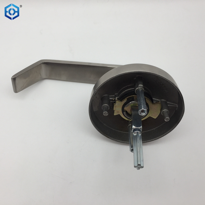 Stainless Steel Commercial Emergency Exit Door Push Bar with Exterior Lever And 3 Keys