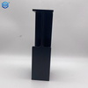 Black Aluminum Recessed Sliding Pocket Door Handle for Wardrobe Door