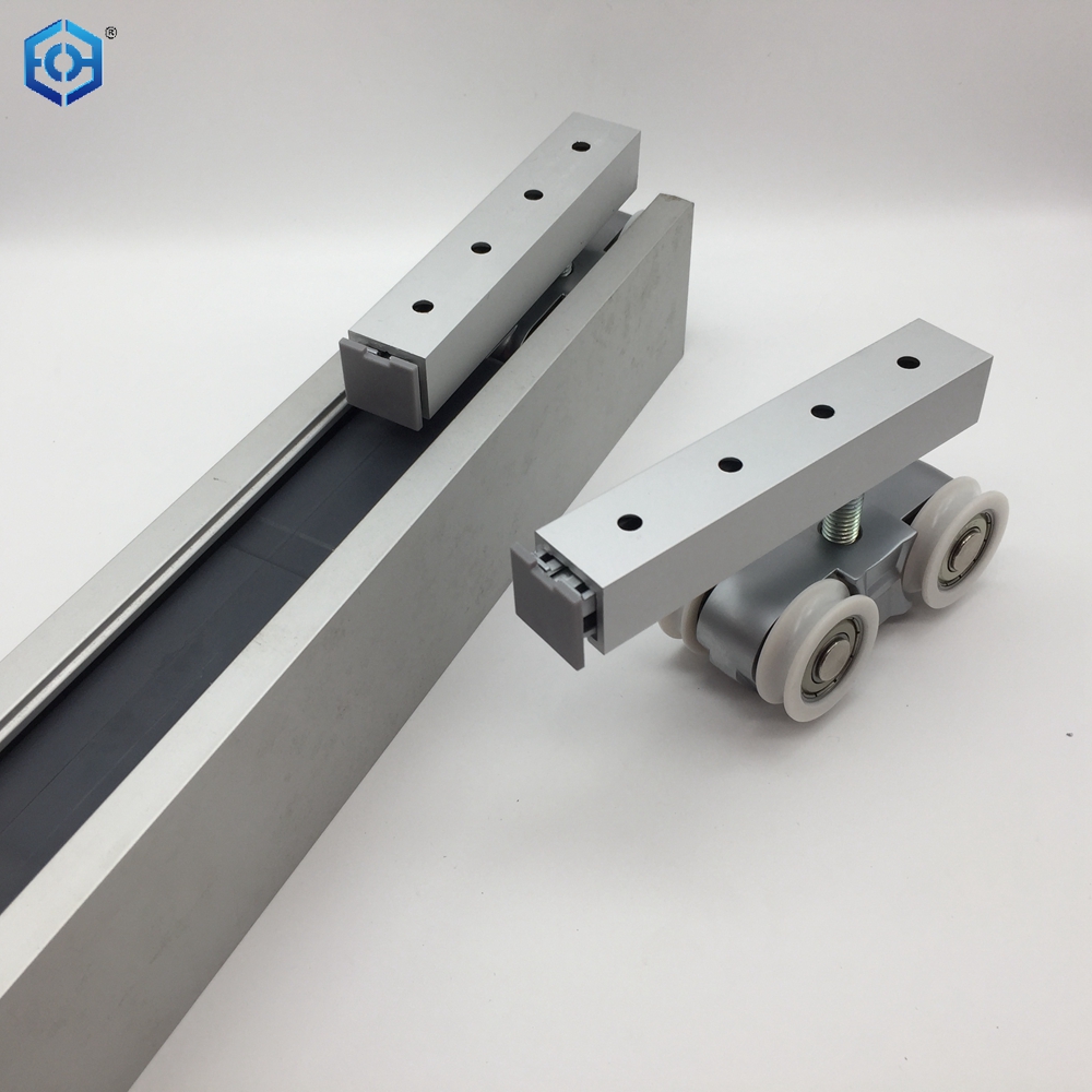 Soft Closing Heavy Duty Premium Sliding Door Roller Kit for 100-150kg Wooden Door