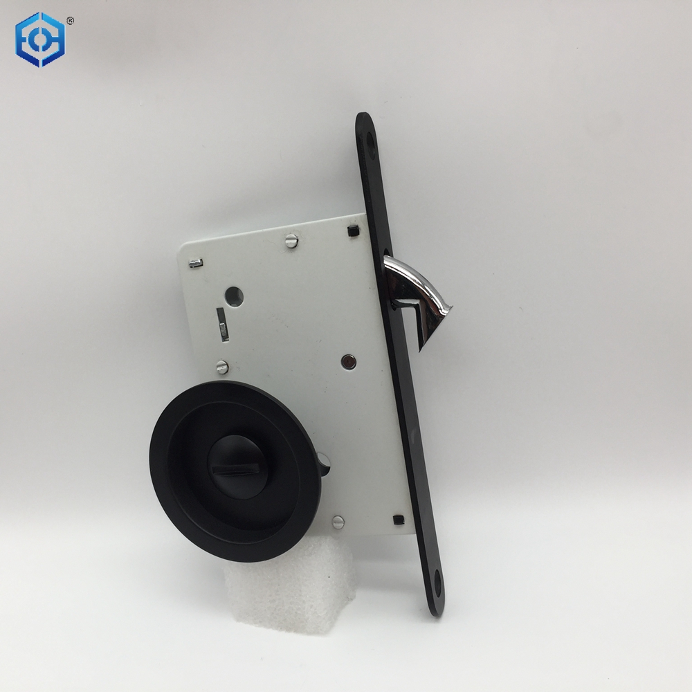 Mortise Lock Sliding Door Lock with Compass Bathroom WC For Sliding Wooden Doors