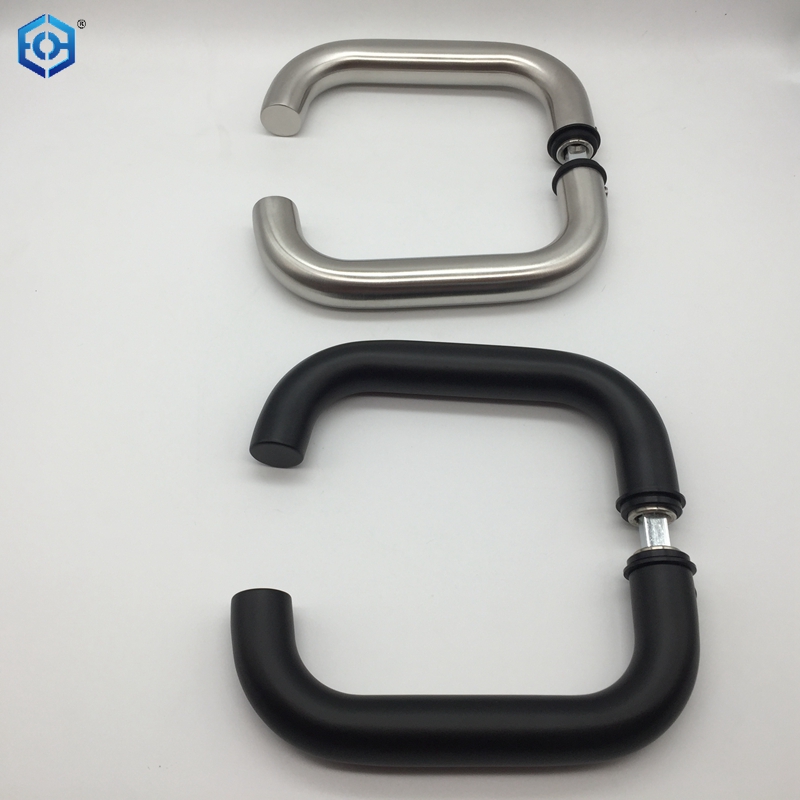 SSS Or Black Stainless Steel Door Handle for Narrow Aluminum Frame Door