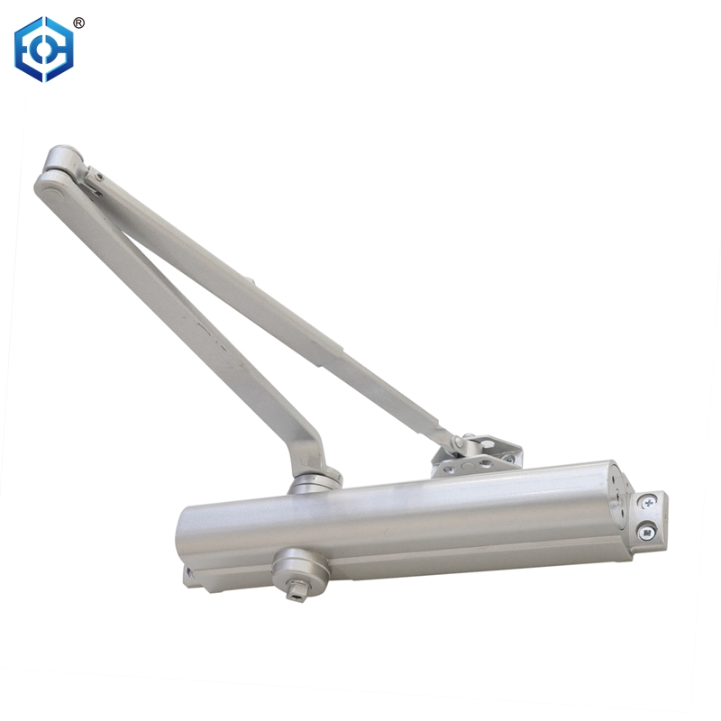 Silver Aluminum Adjustable Heavy Duty Aluminum Commercial Door Closer