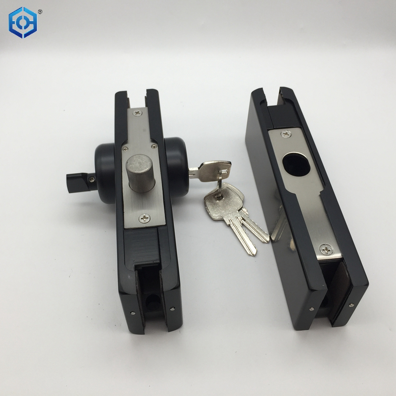 Stainless Steel Bottom Lock Patch Fitting For 3/4" Glass
