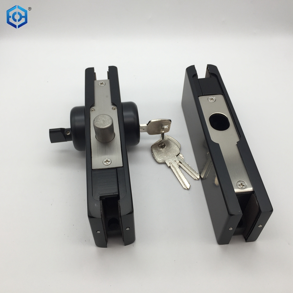 Stainless Steel Bottom Lock Patch Fitting For 3/4" Glass