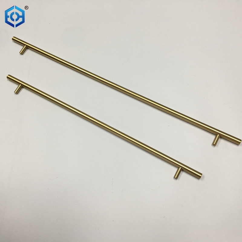 Various styles Solid Brass Furniture Handles T-bar Light Luxury Fashion Gold Wardrobe Dresser Cupboard Cabinet Drawer Pulls