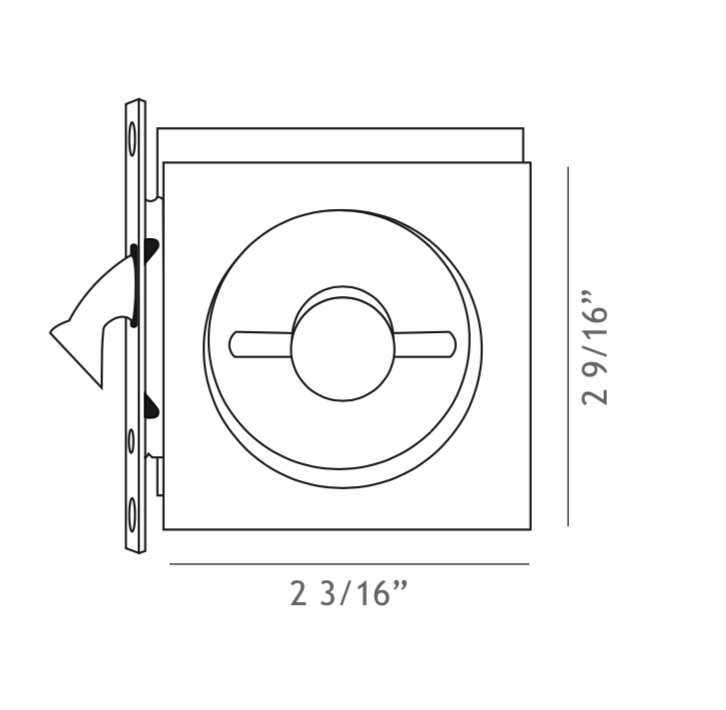 Stainless Steel Door Lock Pocket Lock