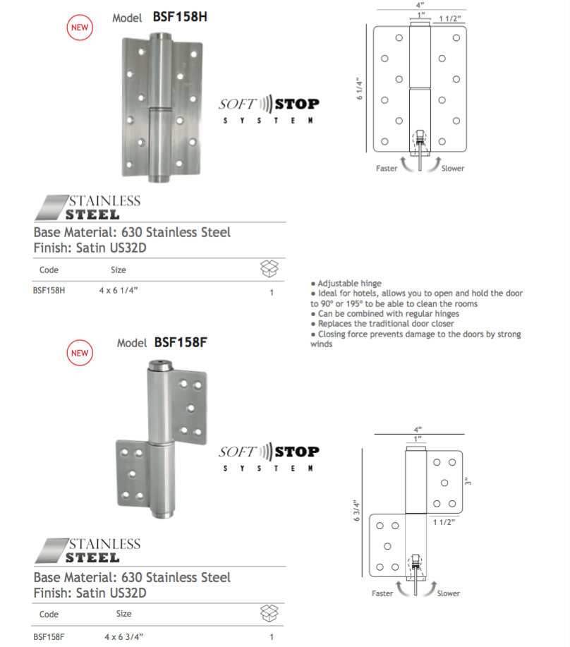 Stainless Steel Butterfly Shape Door Flush Hinge