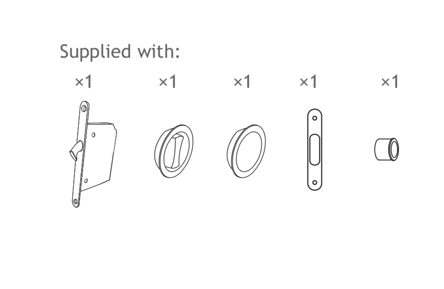 sliding door cam lock