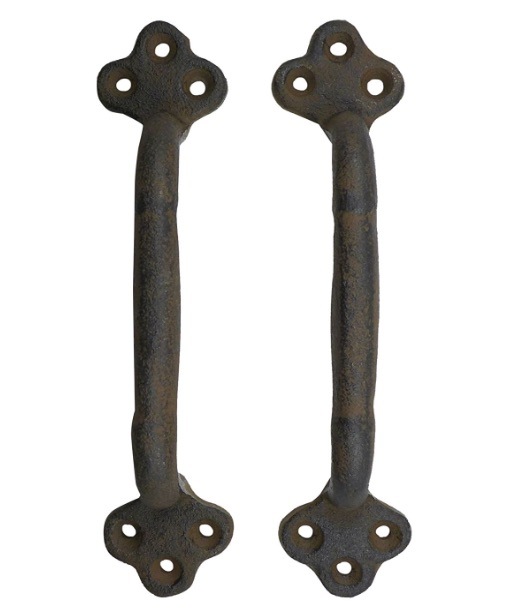 Heavy Duty Carbon Steel Black Rustic Sliding Barn Door Handle Buy ada