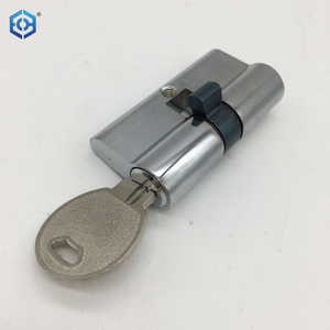 Satin Chrome Brass Door Lock Cylinder with Master Cylinder And Master Key
