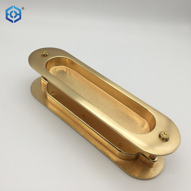 sliding pocket door lock with key